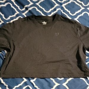 Under Armour Charcoal Gray Crop Top